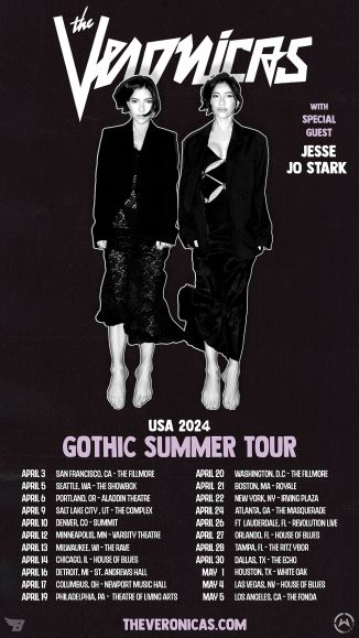 the veronicas 2024 us tour dates